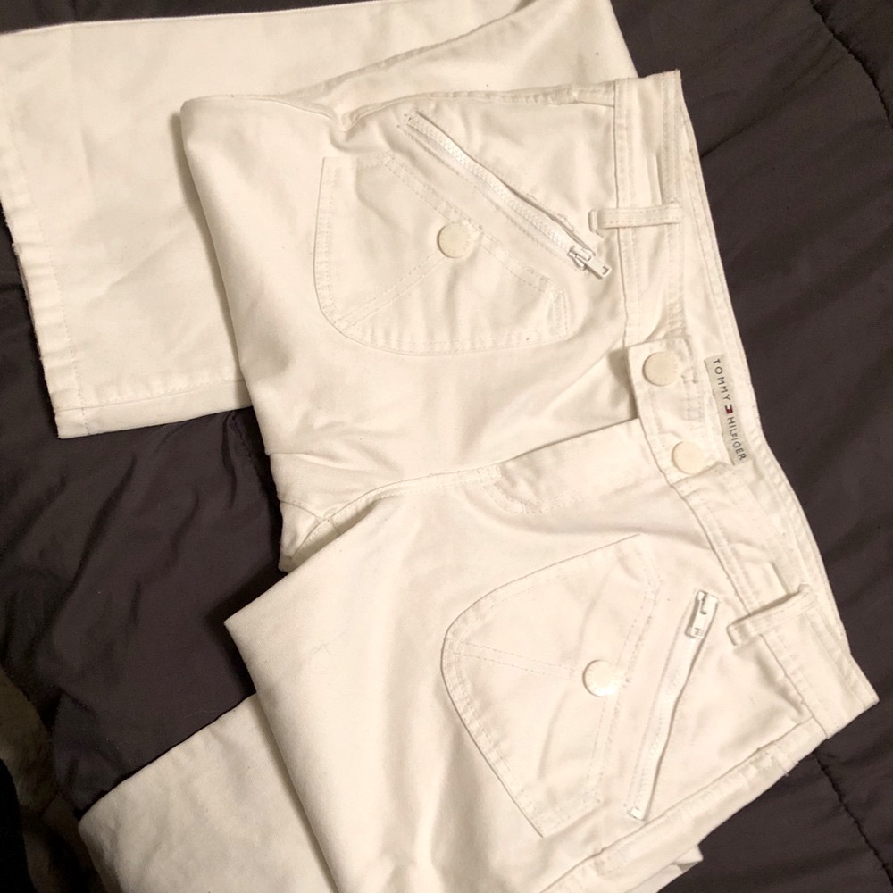Vintage 90s Tommy Hilfiger White Jeans